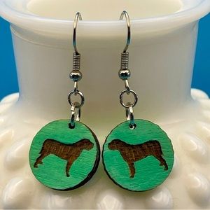 Handcrafted Mastiff Earrings